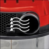 EINHELL TE-VC 2025 SACL rosso/in acciaio inox