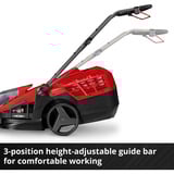 EINHELL Tosaerba a batteria GE-CM 36/43 Li M - Solo, 36Volt (2x18V), Rasaerba rosso/Nero