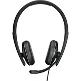 EPOS | SENNHEISER ADAPT 165 USB-C II Auricolare Cablato A Padiglione Ufficio USB tipo-C Nero Nero, Cablato, Ufficio, 20 - 20000 Hz, 144 g, Auricolare, Nero