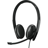 EPOS | SENNHEISER ADAPT 165 USB-C II Auricolare Cablato A Padiglione Ufficio USB tipo-C Nero Nero, Cablato, Ufficio, 20 - 20000 Hz, 144 g, Auricolare, Nero