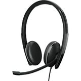 EPOS | SENNHEISER ADAPT 165 USB-C II Auricolare Cablato A Padiglione Ufficio USB tipo-C Nero, Headset Nero, Cablato, Ufficio, 20 - 20000 Hz, 144 g, Auricolare, Nero