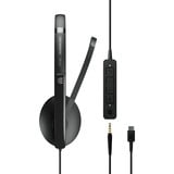 EPOS | SENNHEISER ADAPT 165 USB-C II Auricolare Cablato A Padiglione Ufficio USB tipo-C Nero, Headset Nero, Cablato, Ufficio, 20 - 20000 Hz, 144 g, Auricolare, Nero