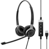 EPOS | Sennheiser IMPACT SC 660 USB ML, Headset Nero, | SENNHEISER IMPACT SC 660 USB ML, Cablato, Musica e Chiamate, 50 - 18000 Hz, 95 g, Auricolare, Nero, Argento