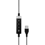 EPOS | Sennheiser | SENNHEISER IMPACT SC 660 USB ML Auricolare Cablato A Padiglione Musica e Chiamate USB tipo A Nero, Argento Nero, Cablato, Musica e Chiamate, 50 - 18000 Hz, 95 g, Auricolare, Nero, Argento