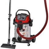 Einhell Aspira bagnato / asciutto rosso/in acciaio inox