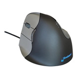 Evoluent VM4L mouse Mancino USB tipo A Ottico Nero/grigio, Mancino, Ottico, USB tipo A, Nero