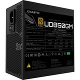 GIGABYTE UD850GM alimentatore per computer 850 W 20+4 pin ATX ATX Nero, Alimentatore PC Nero, 850 W, 100 - 240 V, 50/60 Hz, 12 A, 6 A, Attivo