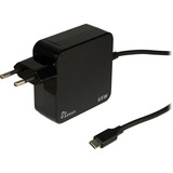 Inter-Tech 88882222, PD-2065, Caricabatterie Nero