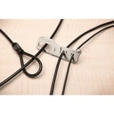 Kensington CableSaver Accessori per il blocco dei cavi, Castello argento, Grigio, Metallo, 30 g, 120 cm, 80 cm, 118 cm