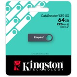 Kingston KE-U2X64-1AC, Chiavetta USB grigio scuro