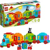 LEGO DUPLO Il treno dei numeri, Giochi di costruzione Multicolore, dai 18 mesi ai 3 anni, 23 pezzi, 10847, DUPLO