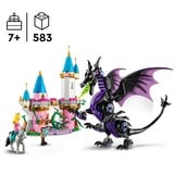 LEGO Disney Princess Malefica drago, Giochi di costruzione Set da costruzione, 7 anno/i, Plastica, 583 pz, 850 g
