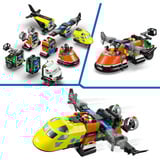 LEGO Set combinato città con aereo, veicolo di manutenzione e hovercraft, Giochi di costruzione 