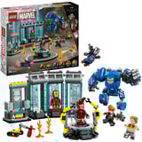 LEGO | Marvel 76315 Laboratorio di Iron Man: Sala delle Armature, Giocattolo Avengers con Mech e 5 Minifigure, Regalo Bambini 8+, Giochi di costruzione Giocattolo Avengers con Mech e 5 Minifigure, Regalo Bambini 8+, Set da costruzione, 8 anno/i, Plastica, 384 pz, 418 g
