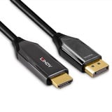 Lindy 40932 cavo e adattatore video 3 m DisplayPort HDMI Nero Nero, 3 m, DisplayPort, HDMI, Maschio, Maschio, Dritto