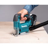 Makita Sega a pendolo a batteria DJV186Z, 18 Volt, Puzzle blu/Nero