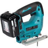 Makita Sega a pendolo a batteria DJV186Z, 18 Volt, Puzzle blu/Nero