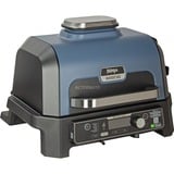 Ninja Woodfire Pro Connect XL Outdoor Elektrogrill & Smoker, Griglia blu/Nero