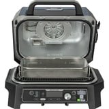 Ninja Woodfire Pro Connect XL Outdoor Elektrogrill & Smoker, Griglia blu/Nero