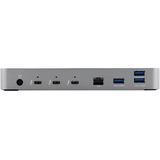 OWC Thunderbolt 4 Cablato Nero, Grigio grigio/Nero, Cablato, Thunderbolt 4, 3,5 mm, 10,100,1000 Mbit/s, Nero, Grigio, Space Gray and Black