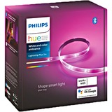 Philips Hue Lightstrip Plus V4 - Base da 2 metri - estensibile, Striscia LED bianco, Philips Hue White and Color ambiance Lightstrip Plus V4 - Base da 2 metri - estensibile, Striscia LED intelligente, Bluetooth, Bianco, LED, Silicone, Lampadina/e non sostituibile/i