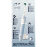 Procter & Gamble Vitality Pro Adulto Spazzolino rotante-oscillante Grigio, Bianco, Spazzolino da denti elettrico celeste, Adulto, Spazzolino rotante-oscillante, Cura quotidiana, Sensibile, Grigio, Bianco, 2 min, Grigio, Bianco