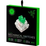 Razer Green Switch-Set, Interruttore a pulsante verde/trasparente