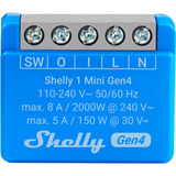 Shelly 1 Mini Gen4 blu