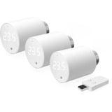 Shelly 3x BLU TRV + BLU Gateway Gen. 3, Controllo del riscaldamento bianco