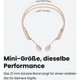 Shokz OpenRun Pro Mini, Cuffie beige