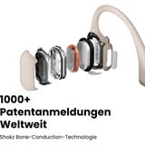 Shokz OpenRun Pro Mini, Cuffie beige