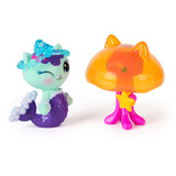 Spin Master Gabby's Dollhouse: The Movie, MerCat e Kitty Jellyfish, personaggi giocattolo e 2 accessori, giocattoli per bambine e bambini dai 3 anni in su, Gioco figura Gabby's Dollhouse : The Movie, MerCat e Kitty Jellyfish, personaggi giocattolo e 2 accessori, giocattoli per bambine e bambini dai 3 anni in su, 3 anno/i, Multicolore