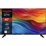 Telefunken D40F751X7CW, Televisore LED Nero