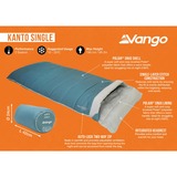 Vango SBTKANTO0000001, Sacco a pelo verde/grigio