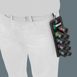 Wera 05004580001 bussola e set di bussole, chiave combinata   Nero, Set di bussole, 1/2", Metrico, 9 testina/e, 13,14,15,16,17,18,19,20,21 mm, 230 mm