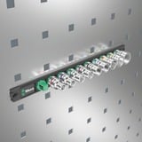 Wera Barra magnetica per bussole C Imperial 1 Set di bussole per chiavi a cricchetto 1/2", pollici, chiave combinata   Nero/Verde