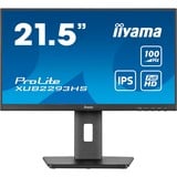 iiyama ProLite XUB2293HS-B6 Monitor PC 54,6 cm (21.5") 1920 x 1080 Pixel Full HD LED Nero, Monitor LED Nero (opaco), 54,6 cm (21.5"), 1920 x 1080 Pixel, Full HD, LED, 1 ms, Nero