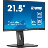 iiyama XUB2293HS-B6, Monitor LED Nero (opaco)