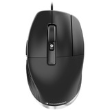 3DConnexion CadMouse Pro mouse Mano destra USB tipo A Ottico Nero/Argento, Mano destra, Ottico, USB tipo A, Nero