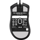 ASUS TUF Gaming M3 Gen II mouse Mano destra USB tipo-C Ottico 8000 DPI, Mouse da gioco Nero, Mano destra, Ottico, USB tipo-C, 8000 DPI, Nero