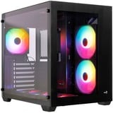 Aerocool Dryft Midi Tower Nero, Chassis Tower Nero, Midi Tower, PC, Nero, ATX, micro ATX, Mini-ITX, SPCC, Vetro temperato, Gaming