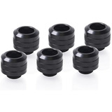 Alphacool Eiszapfen PRO 13mm HardTube Fitting G1/4 - Deep Black, Connessione Nero