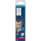 Bosch 2 608 900 390 lama per sega a gattuccio, sega a traforo e sega universale Lama per sega universale Carburo 10 pz Lama per sega universale, Ghisa, Legno per costruzione con chiodi, Plastica rinforzata con fibra di vetro, Plastica, Carburo, Blu, 6 - 8, 3 mm