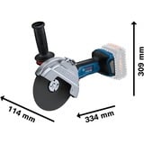 Bosch BITURBO GWS 18V-180 P, 06019H6L02, Smerigliatrice angolare blu/Nero