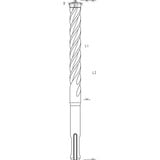 Bosch Expert Punta per martelli SDS plus-7X, Trapano Martello perforatore, Hammer drill bit, 2 cm, 600 mm, Cemento, Pietra, 55 cm