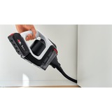 Bosch Serie 8 BKS8214W scopa elettrica Senza sacchetto Nero, Bianco bianco/Nero, Senza sacchetto, Nero, Bianco, Secco, Filtro, Pavimento, Superfici rigide, Gradini, Tappezzeria, LED