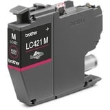 Brother LC421M cartuccia d'inchiostro 1 pz Originale Magenta Magenta, 1 pz, 200 pagine, Confezione singola