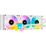 Corsair iCUE H150i ELITE CAPELLIX Processore 12 cm Bianco, raffreddamento CPU bianco, 12 cm, 75 pdc/min, Bianco