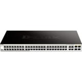 D-Link DGS-1210-52 Gestito L2 Gigabit Ethernet (10/100/1000) 1U Nero, Interruttore Gestito, L2, Gigabit Ethernet (10/100/1000), Full duplex, Montaggio rack, 1U
