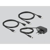 DeLOCK 11492 dati del computer switcher, Commutatore USB Nero, 0,48 Gbit/s, Nero, Plastica, 106 mm, 56 mm, 25 mm